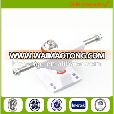 3 inch logo customized mini skateboard white aluminium truck